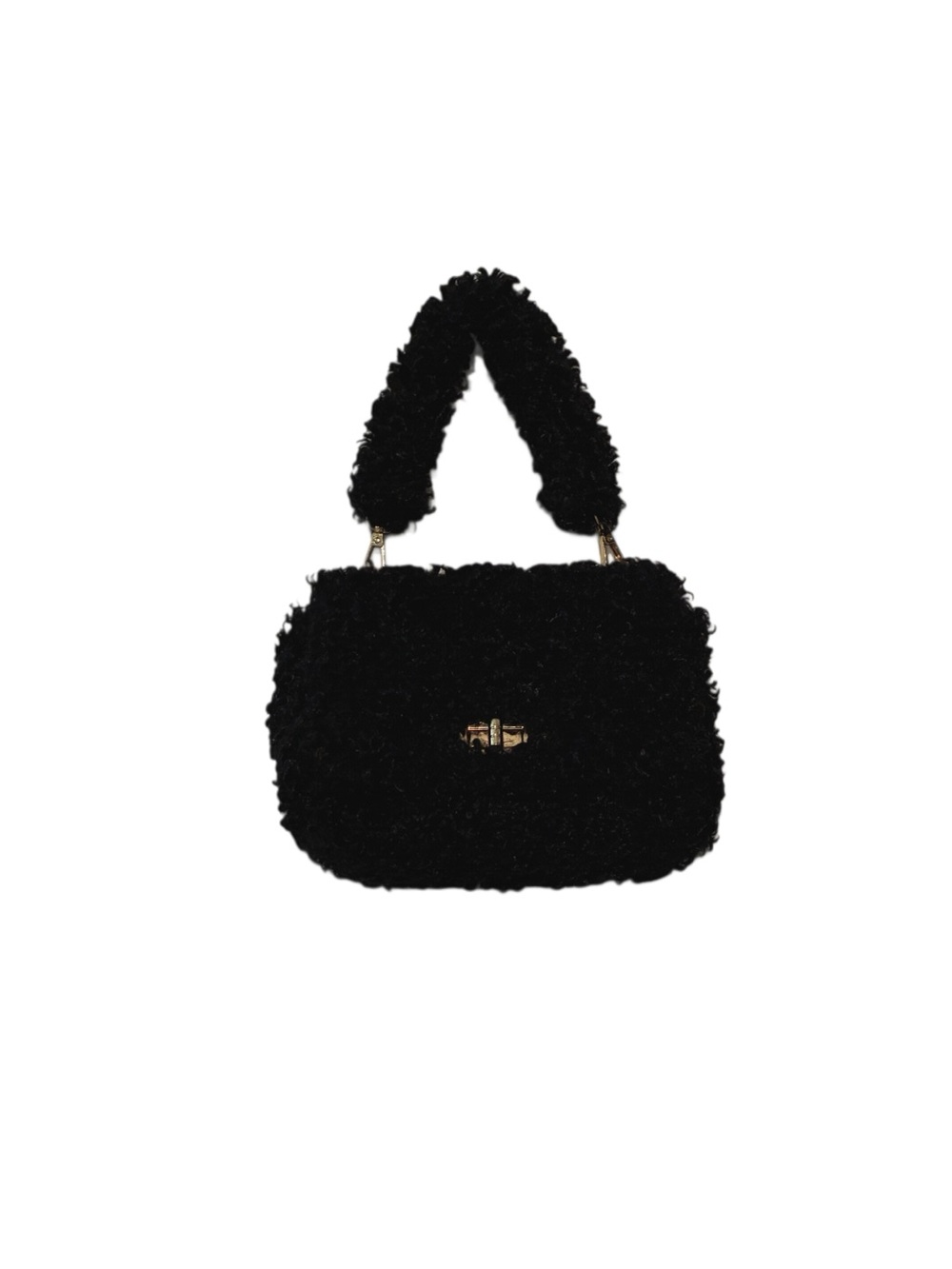 Cute Curly Faux Fur Poodle Bag